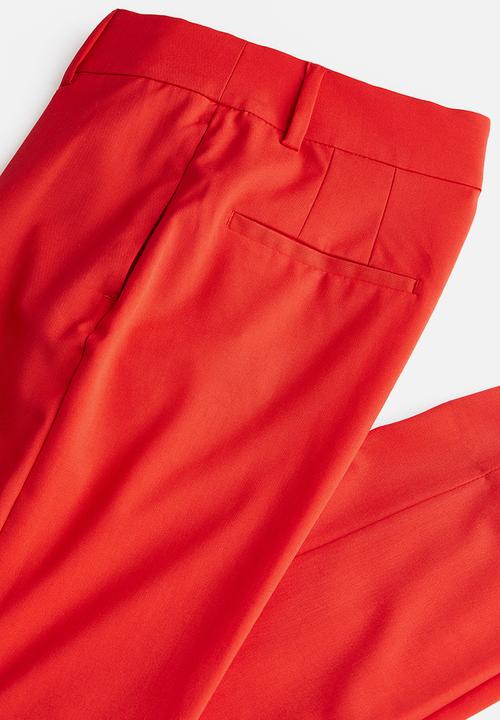 H&M - Cigarette trousers - red