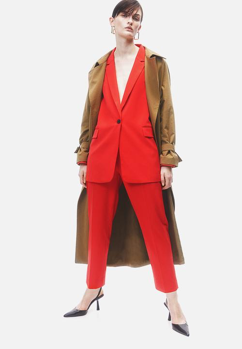 H&M - Cigarette trousers - red