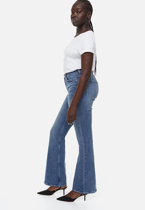 H&M - Bootcut high jeans - denim blue 