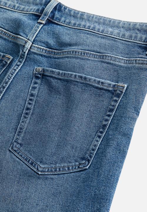 H&M - Bootcut high jeans - denim blue 