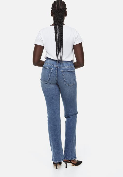 H&M - Bootcut high jeans - denim blue 