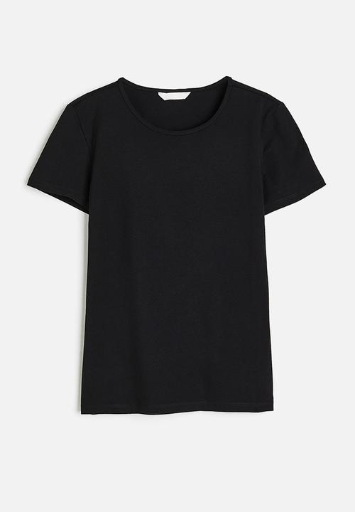 H&M - Cotton t-shirt - black