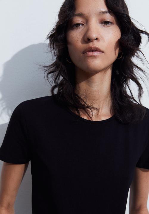 H&M - Cotton t-shirt - black