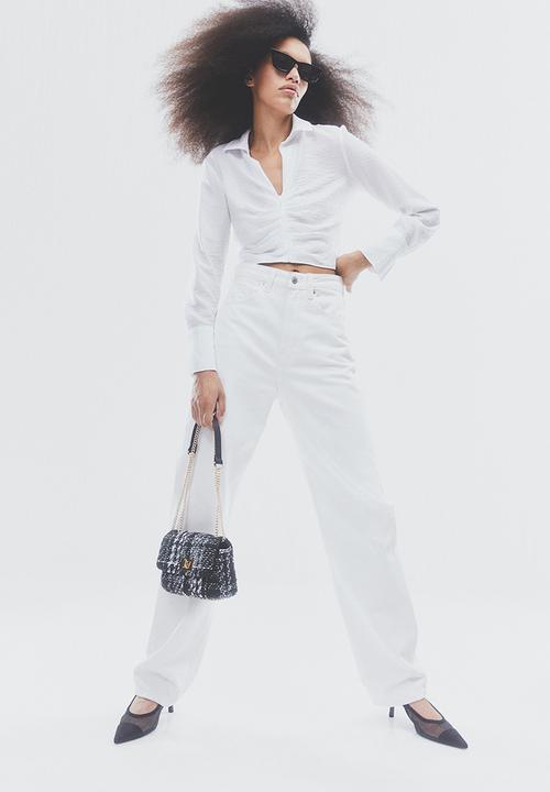 H&M - Collared blouse - white