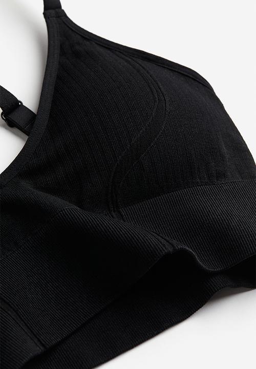 H&M - Drymove™ medium support sports bra - black