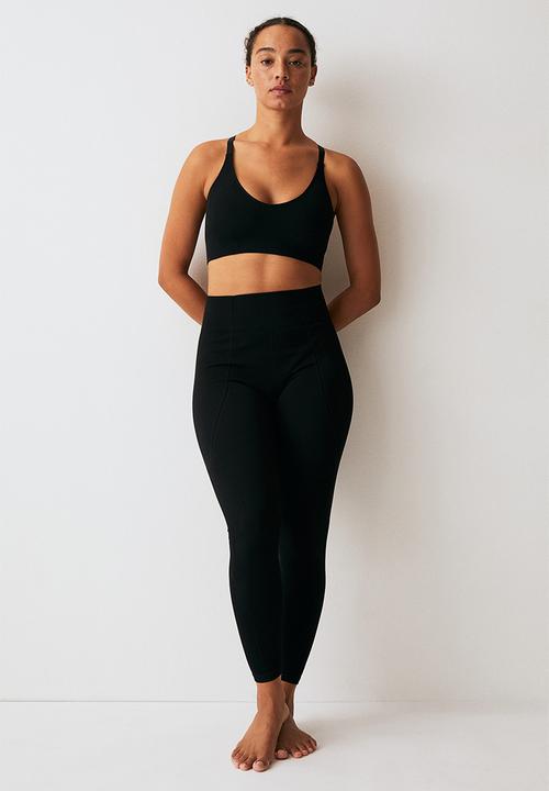H&M - Drymove™ medium support sports bra - black