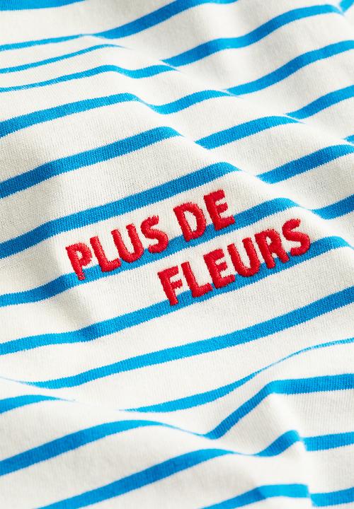 H&M - Cotton t-shirt - blue/striped