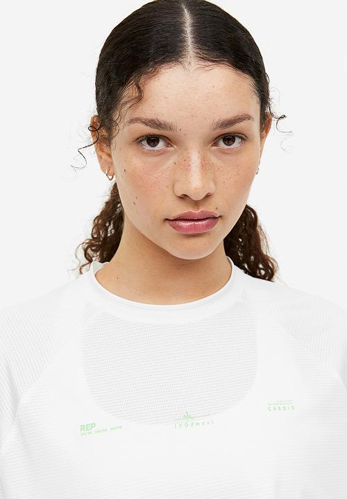 H&M - Drymove™ sports top - white