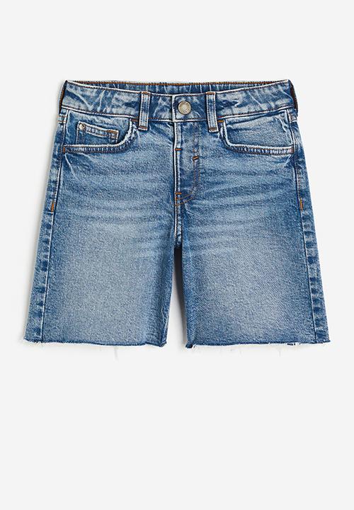 H&M - Loose fit denim shorts - denim blue