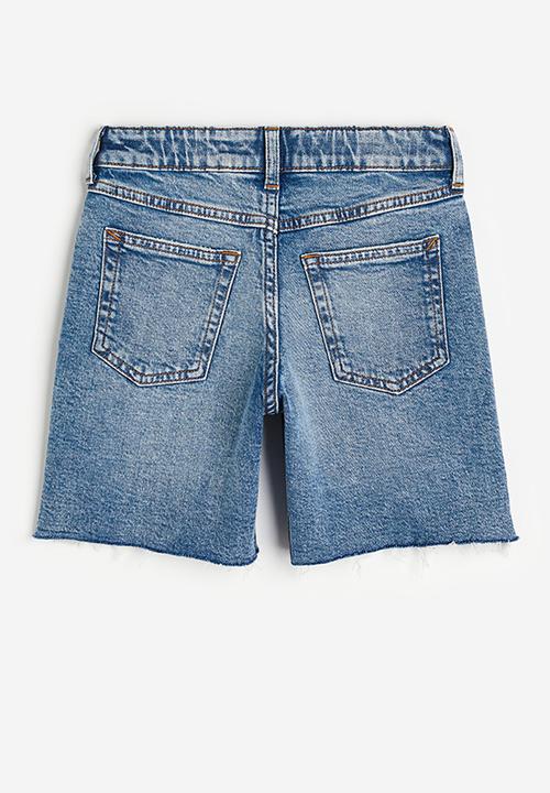 H&M - Loose fit denim shorts - denim blue