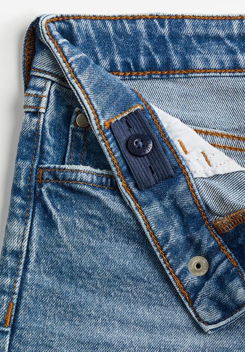 H&M - Loose fit denim shorts - denim blue