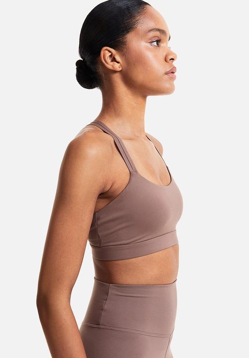 H&M - Softmove™ light support sports bra - dark beige
