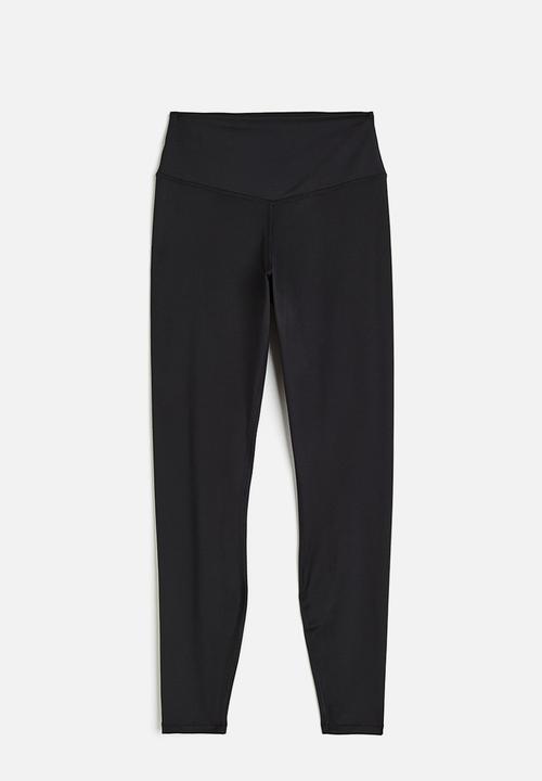 H&M - Softmove™ sports tights - black