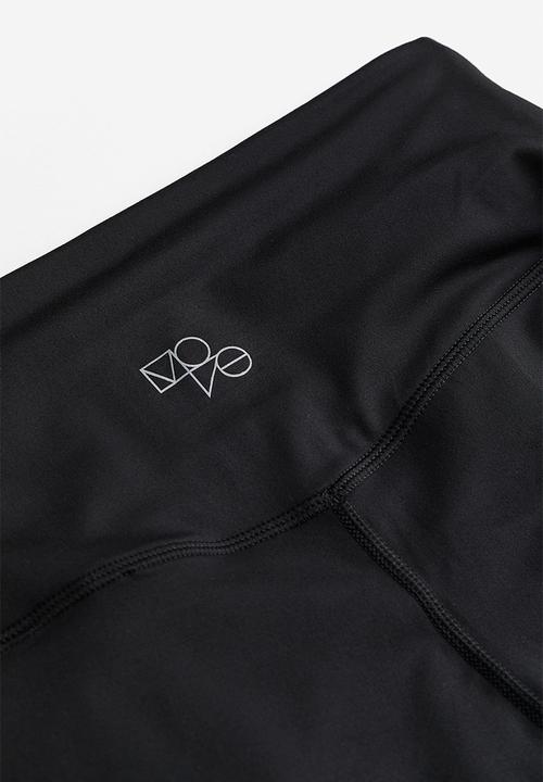 H&M - Softmove™ sports tights - black