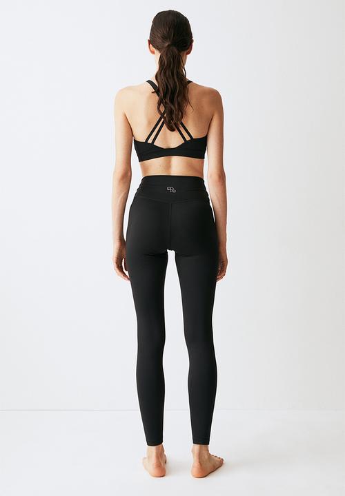 H&M - Softmove™ sports tights - black