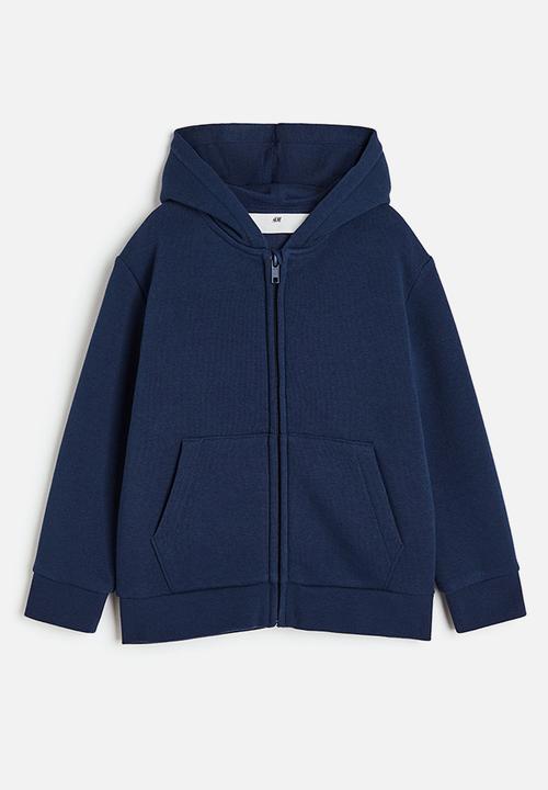 H&M - Zip-through hoodie - navy blue