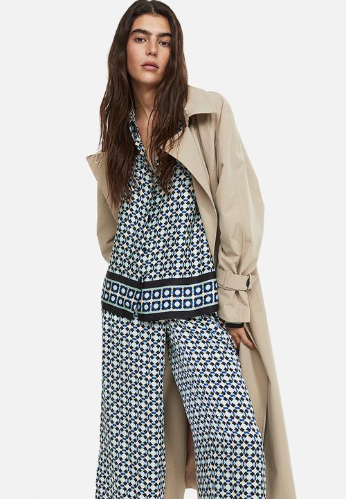 H&M - Patterned shirt - blue / patterned 