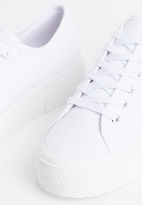 H&M - Platform trainers - white