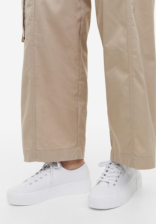 H&M - Platform trainers - white