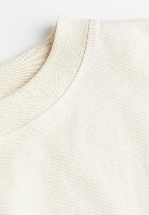 H&M - Oversized printed t-shirt - cream / nfl 