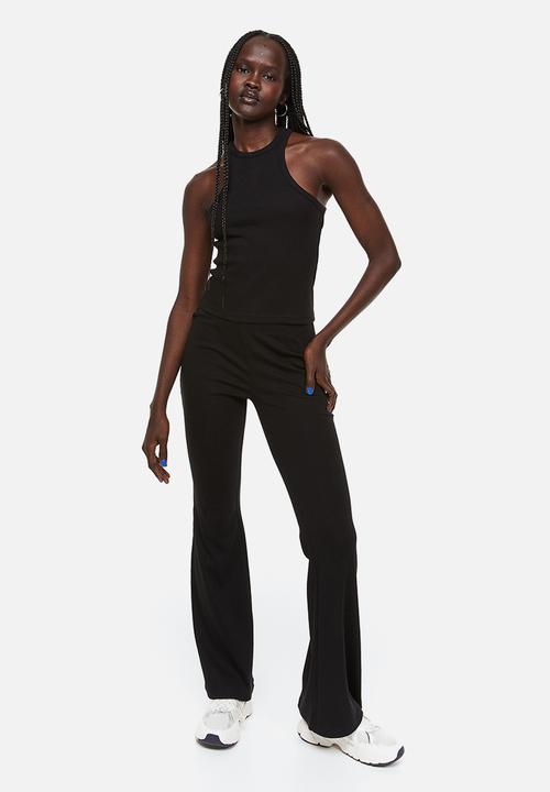 H&M - Cropped vest top - black