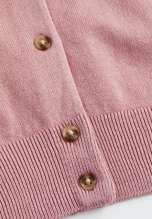 H&M - Fine-knit cardigan - pink