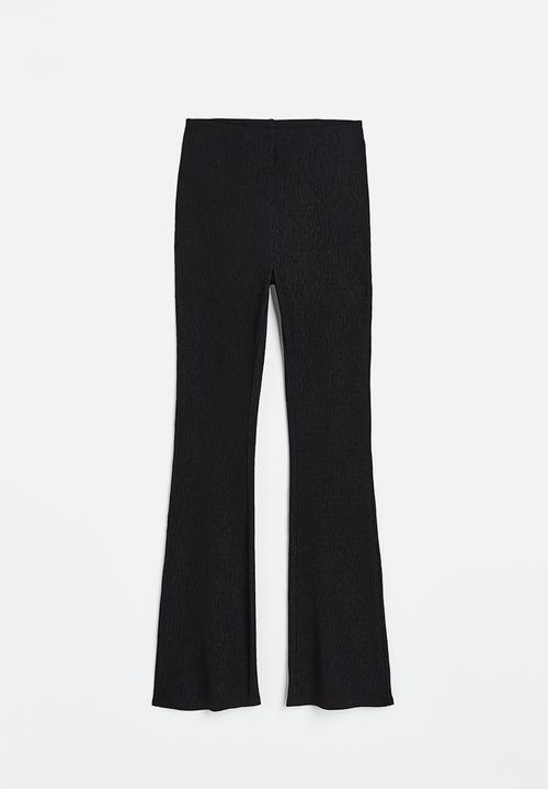 H&M - Flared leggings - black