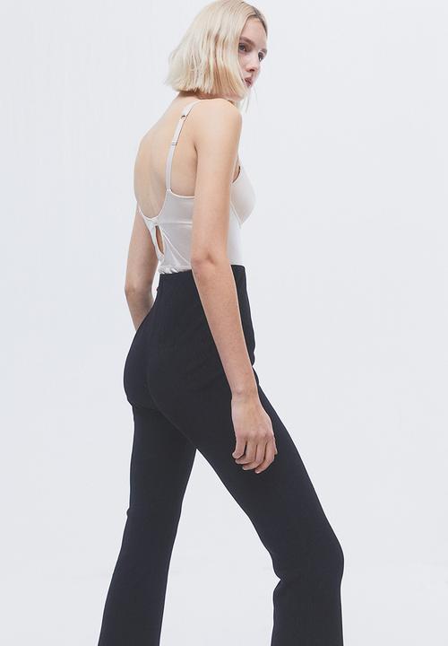 H&M - Flared leggings - black
