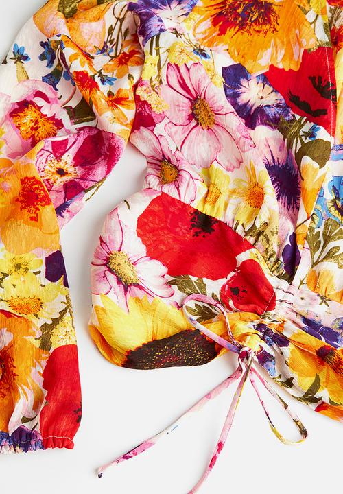 H&M - Drawstring blouse - multi