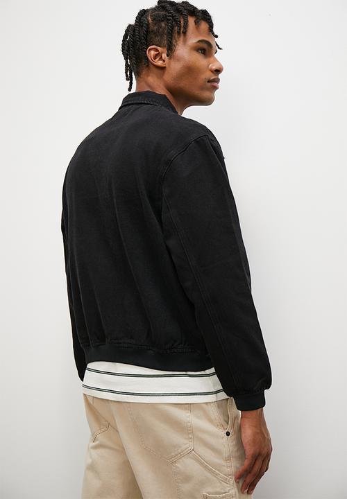 STYLE REPUBLIC - Zweli fashion denim bomber jacket - black