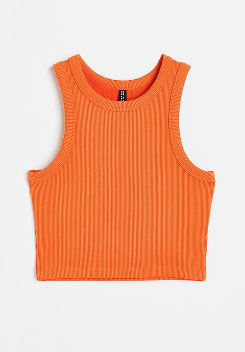 H&M - Cropped vest top - orange