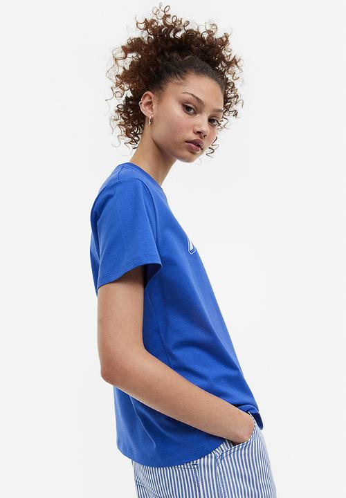 H&M - T-shirt - bright blue/new york 