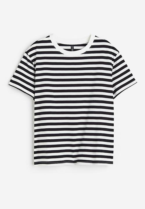 H&M - T-shirt - white/striped