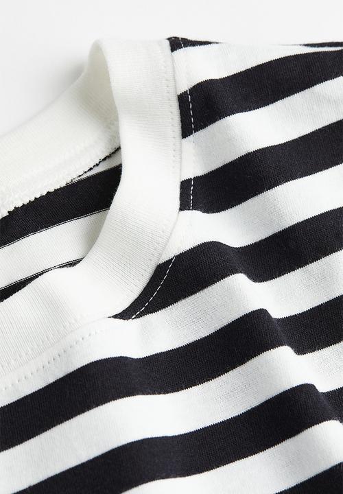 H&M - T-shirt - white/striped