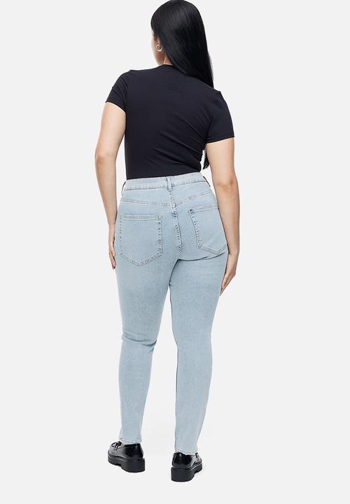 H&M - Curvy fit ultra high ankle jeggings - blue