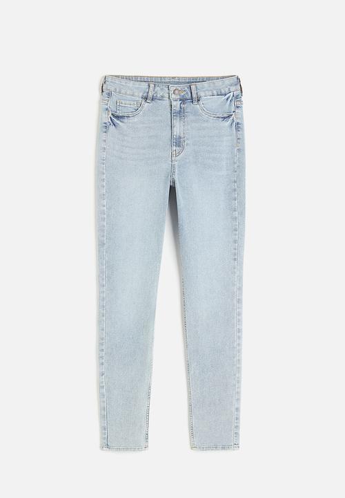 H&M - Curvy fit ultra high ankle jeggings - blue