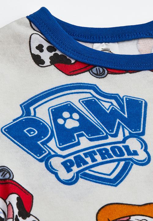 H&M - Cotton pyjamas - natural white/paw patrol 
