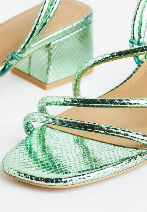 H&M - Heeled sandals - mint green