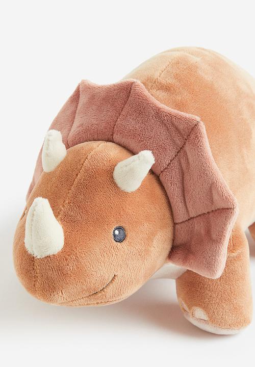 H&M - Dinosaur soft toy - orange triceratops