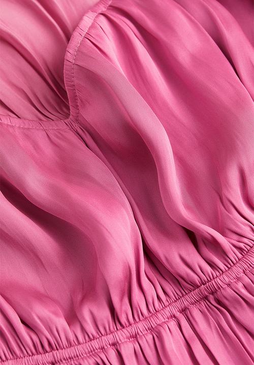H&M - Satin blouse - pink