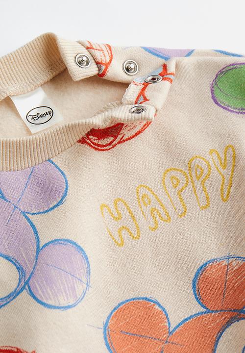 H&M - 2 Piece sweatshirt set - light beige disney 
