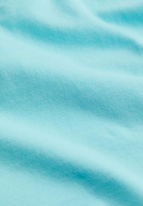 H&M - Halterneck v-neck top - turquoise