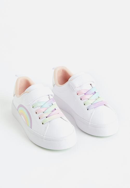 H&M - Trainers - white rainbow
