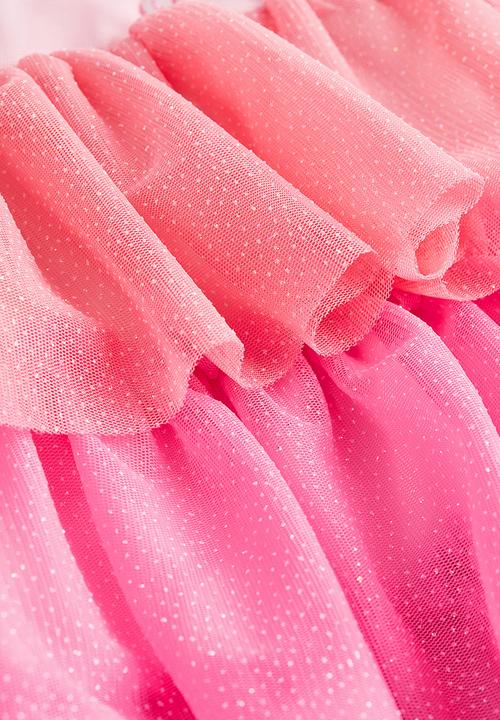 H&M - Sequined tulle dress - light pink