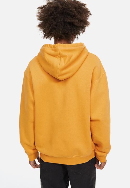 H&M - Relaxed fit hoodie - dark yellow
