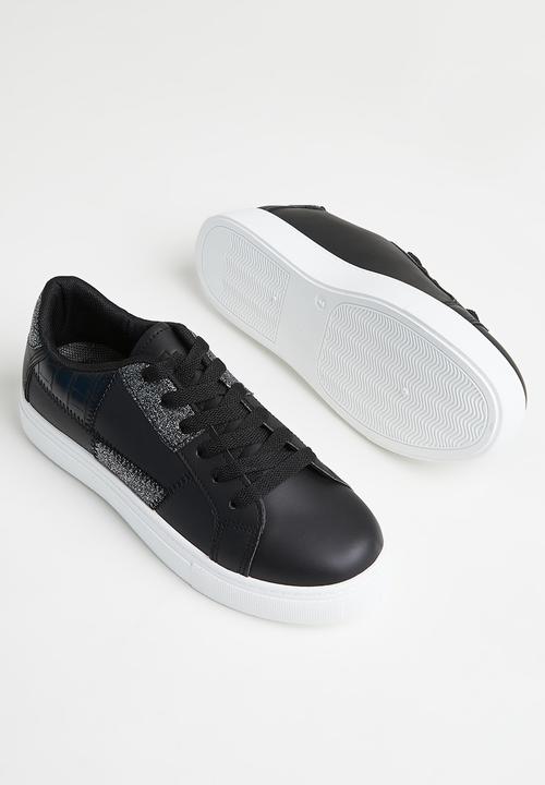 Tom Tom - Lace up sneaker - black