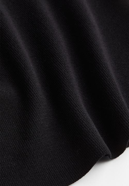 H&M - Sleeveless off the shoulder top - black