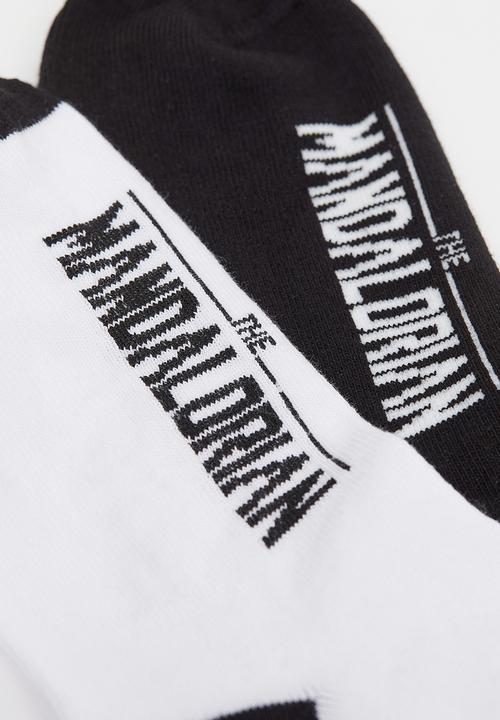 H&M - 5-Pack jacquard-knit socks - black & the mandalorian