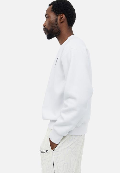 H&M - Oversized fit printed sweatshirt - white keith haring