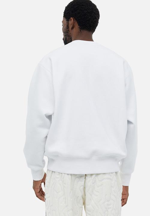 H&M - Oversized fit printed sweatshirt - white keith haring